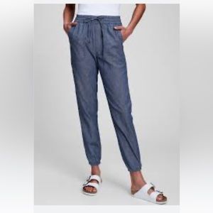 GAP Chambray Joggers, Small